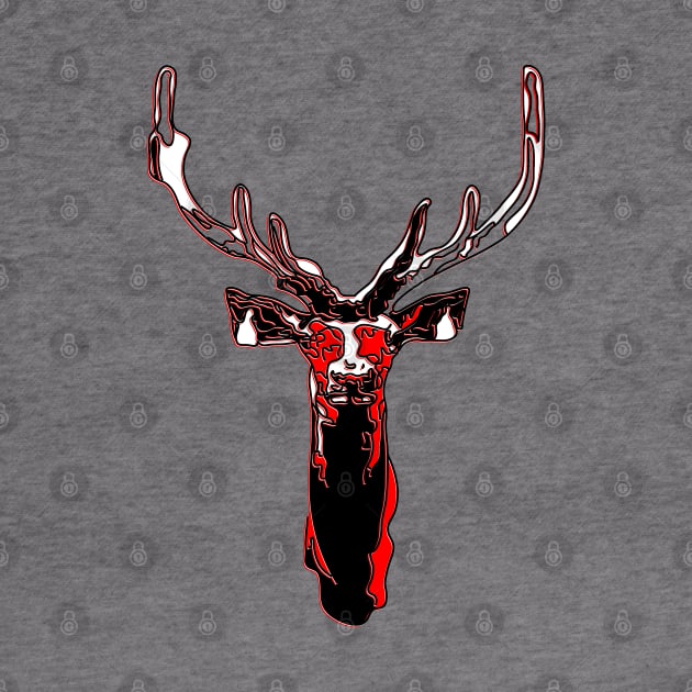 venison head Deer Stag Majestic Horns Noble Animal by 4rpixs